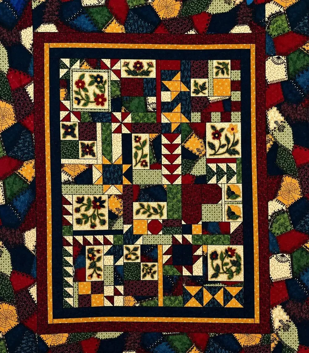 Thimbleberries Lazy Crazy Quilt Kit BOM 1-12 Sealed RJR Fabrics 62”x74” Complete